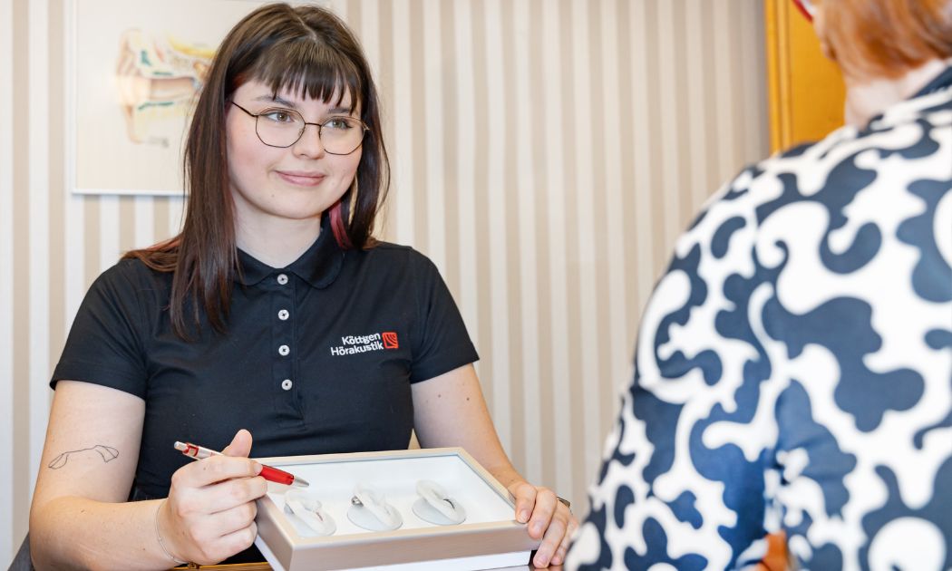 Angehende Hörakustikerin Chiara Kischkat © Wenke Atkins